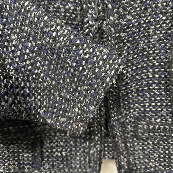Will Smith Women's Black White & Blue Tweed Jacket - Picture 5 of 12